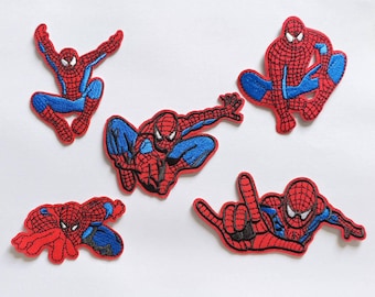 Spiderman Patch Iron On Embroidered Badge Patch Spider
