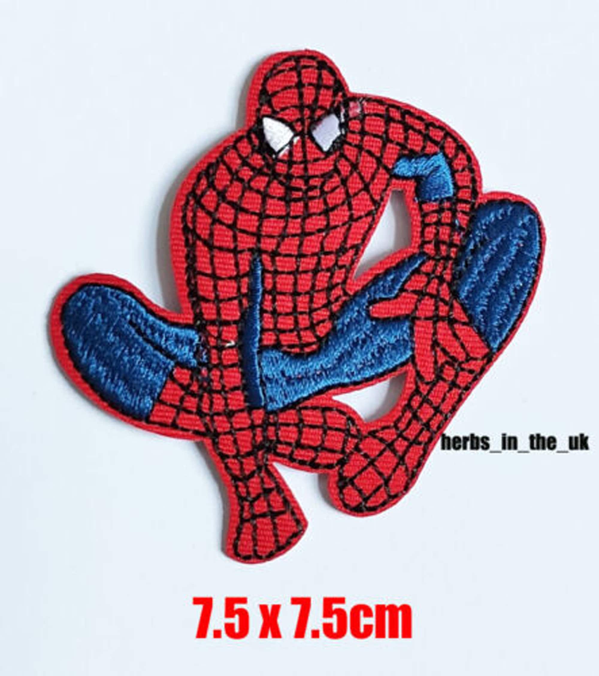 Patch Spiderman 65mm red/blue 1pcs