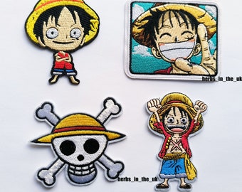 One Piece Patches Badges Iron On Sew On