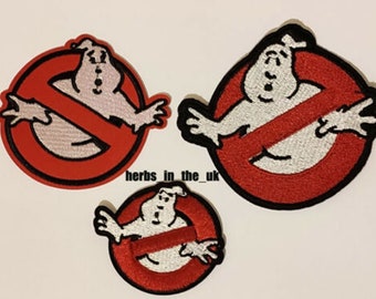 Ghost Busters Patch Badge Iron On Sew On