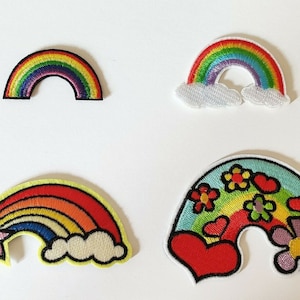 Rainbow (4 styles) Patch Badge Iron On Sew On
