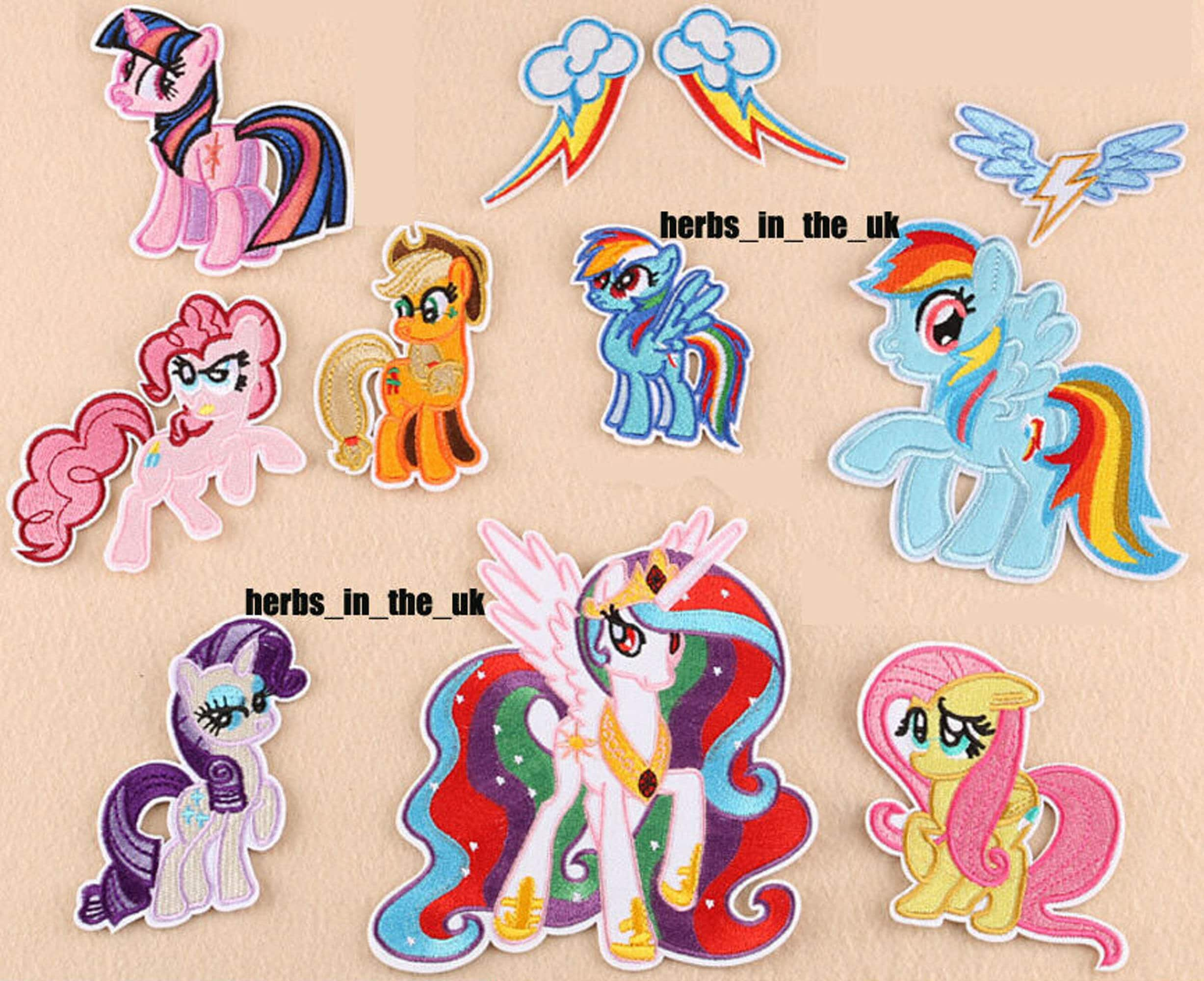 My Little Pony characters, iron on T shirt transfer. Choose image