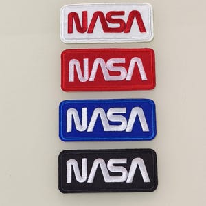 NASA USA Logo Space Spaceman Aufnäher zum Aufnähen