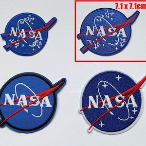 NASA USA Logo Space Ship Spaceman Patch Iron on / Sew on Patch Badge - Etsy