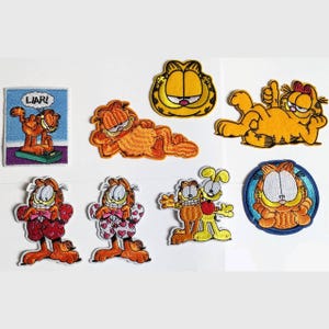 Cat Garfield ODIE Ted Iron On Sew On Badge Patch