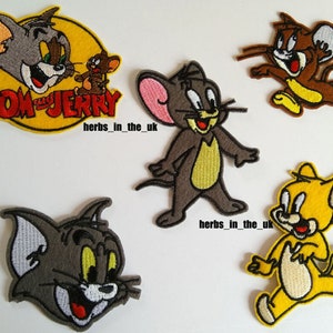 Tom en Jerry stripfiguur patch badge muis rat