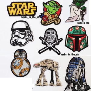 Star Wars Patches Logo Transfer Aufnäher zum aufnähen StarWar