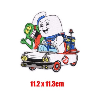 Ghostbusters Stay Puft Marshmallow Man patch Iron On Embroidered Badge Patch