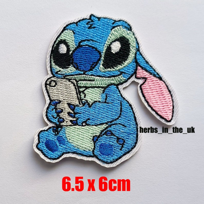 Lilo and Stitch Patches 2024 New Patches Badges Iron On Sew On Style 3