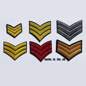 Military Army style Patches Badges Iron On Sew On
