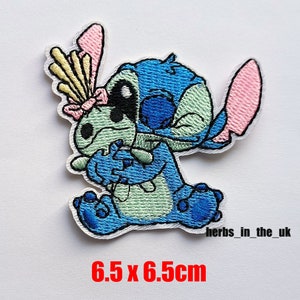 Lilo and Stitch Patches 2024 New Patches Badges Iron On Sew On Style 2