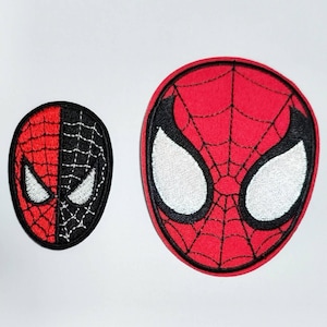 Spider-Man hoofdpatch Opstrijkbare geborduurde badge-patch Spider