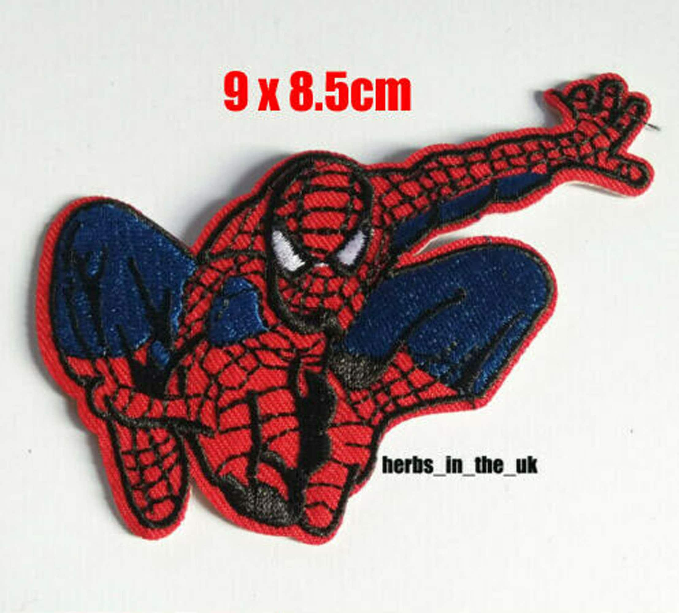 Spiderman Patch Iron on Embroidered Badge Patch Spider 