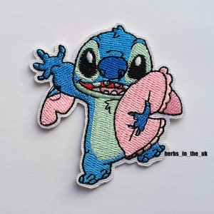 Lilo and Stitch Patches 2024 New Patches Badges Iron On Sew On Style 1