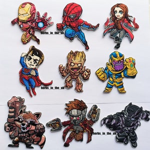 New 2024 High Quality Avengers Star Lord Rocket Guardians of Galaxy Patch Iron On