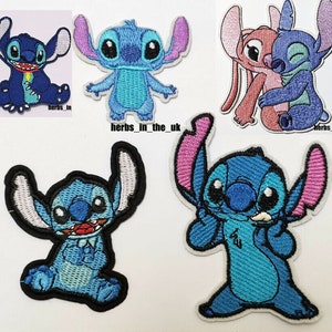 Lilo and Stitch Patches Badges Iron on Sew On 