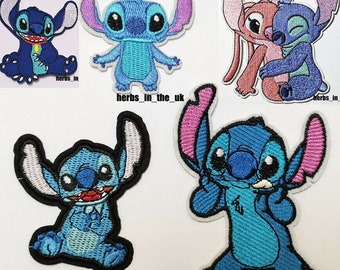 Insignes Lilo et Stitch Patches thermocollant à coudre