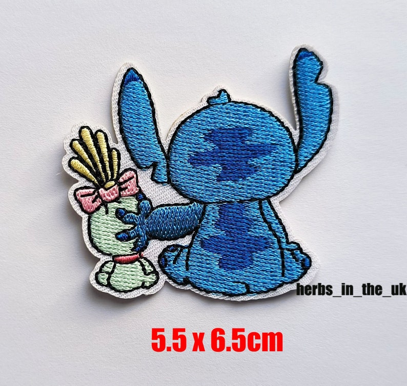 Lilo and Stitch Patches 2024 New Patches Badges Iron On Sew On Style 4