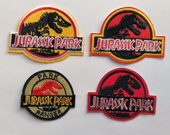 Jurassic World Patch Badge Iron On Sew On