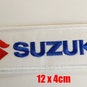 Suzuki Embroidered Iron On / Sew On Patch Badge