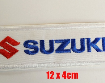 Badge brodé à repasser/coudre Suzuki
