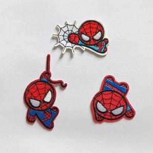 Cute Spiderman Iron On Sew On Patches Badges Spider man