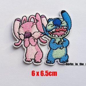 Lilo and Stitch Patches 2024 New Patches Badges Iron On Sew On Style 5