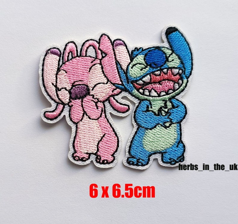 Lilo and Stitch Patches 2024 New Patches Badges Iron On Sew On Style 5