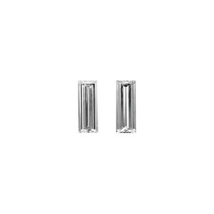 0.54 Carat Baguette Cut 2 Natural Diamond Loose Side Stones, H, VS2, Rare Gift, Diamonds For Crafts, Side Stones for Rings, Handmade Jewelry