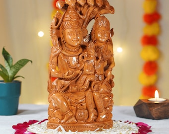 Shiv parivar Statue, Big Shiva Family Idol, Shiva Parivar Figurine, Shiva Family Sculpture for Home, Decor, Marriage, Gifts, Office.