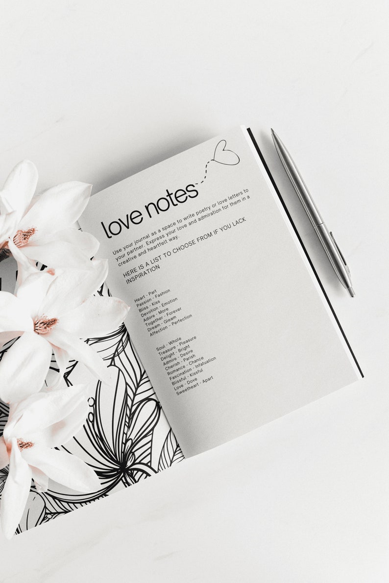 Together Apart A Long Distance Couple Journal Printable and Etsy