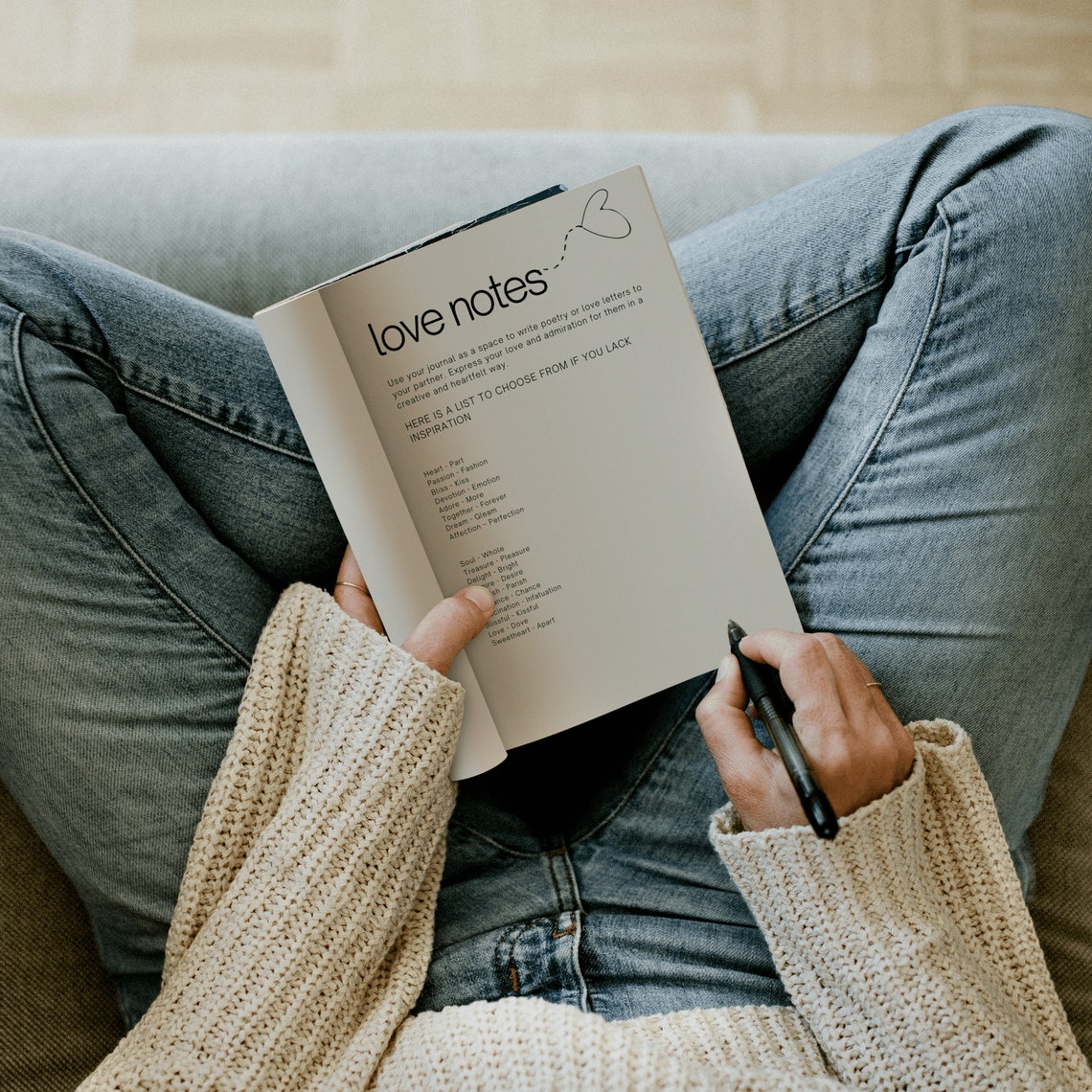 Together Apart A Long Distance Couple Journal, Printable and Instant