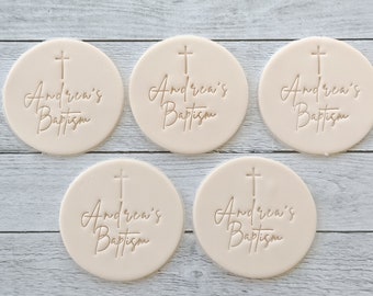 Personalised Baptism /Christening sugar cookies