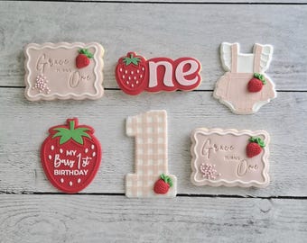Berry First Birthday/ Sugar cookies