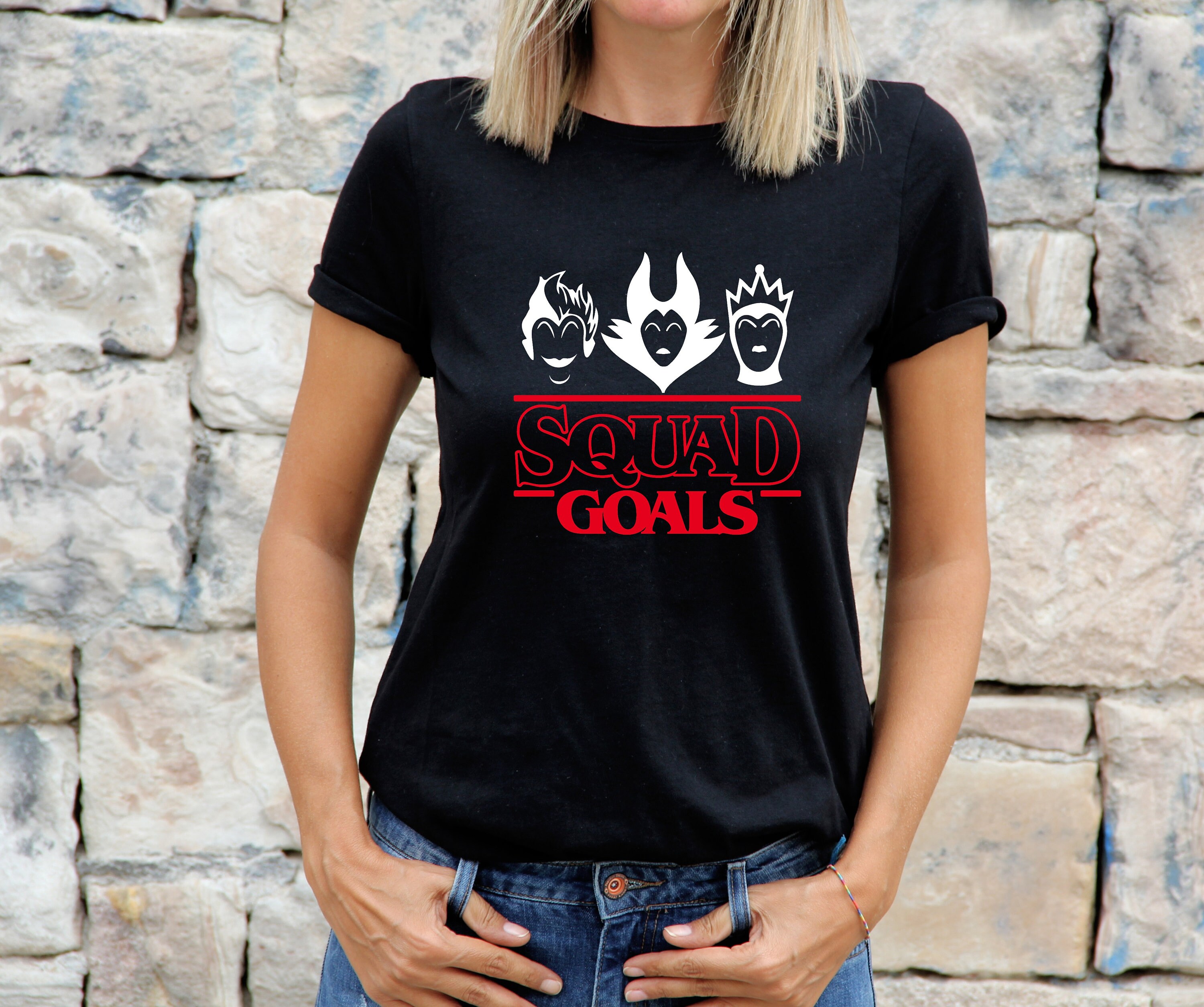 Discover Squad goals villains T-Shirt disney inspired gifts for her disney fan disneyland shirt