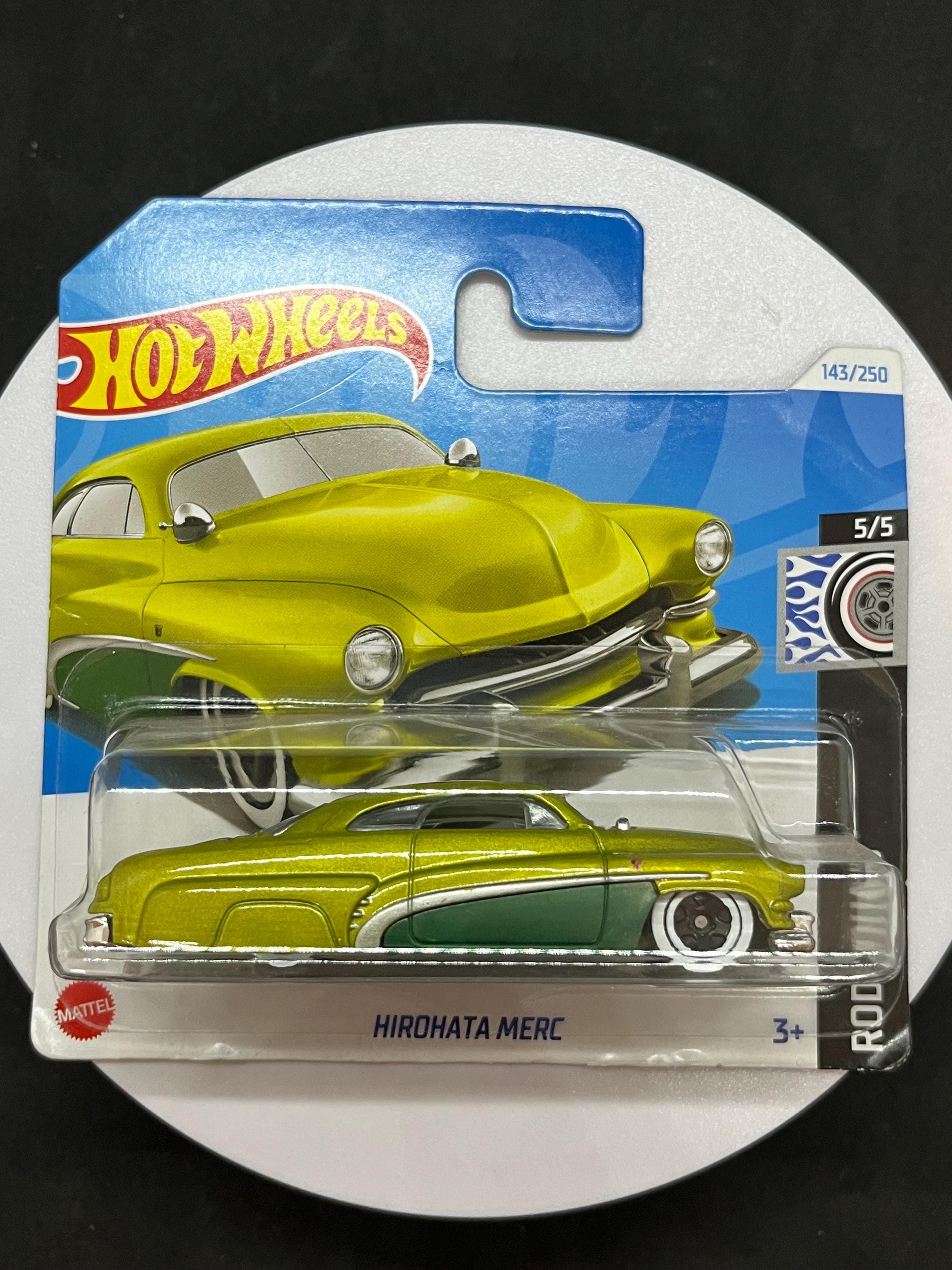 Hotwheels Hirohata Merc carded② Amazon.com: Hot Wheels Hirohata MERC, Rod Squad Series, 1:64 Scale