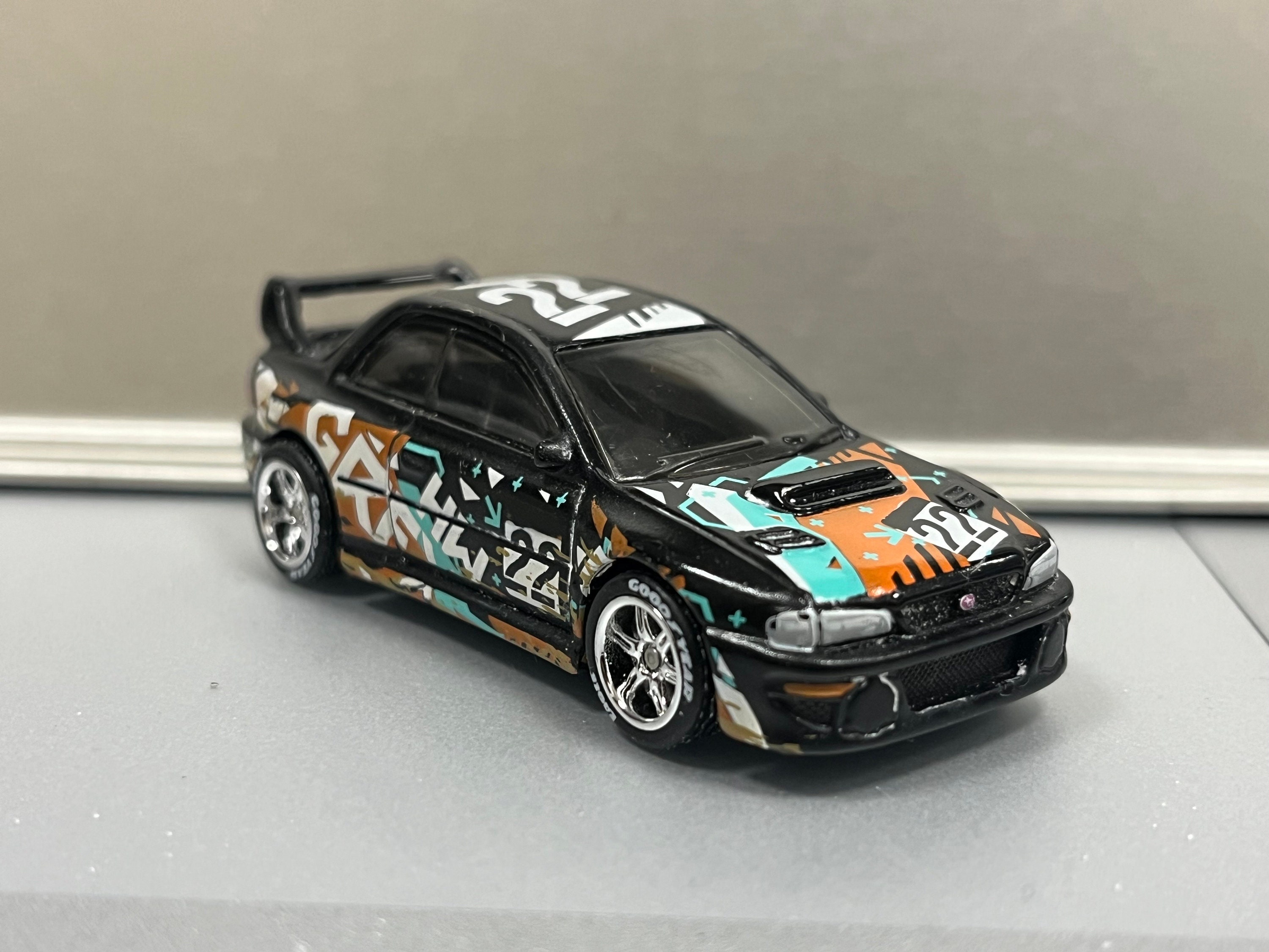Custom Hotwheels Subaru Impreza '98 22B-STI Ver. 1:64 Scale - Etsy