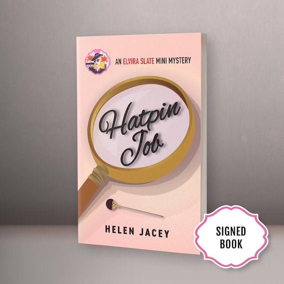 Signed Elvira Slate Mini Mystery Hatpin Job by Helen Jacey