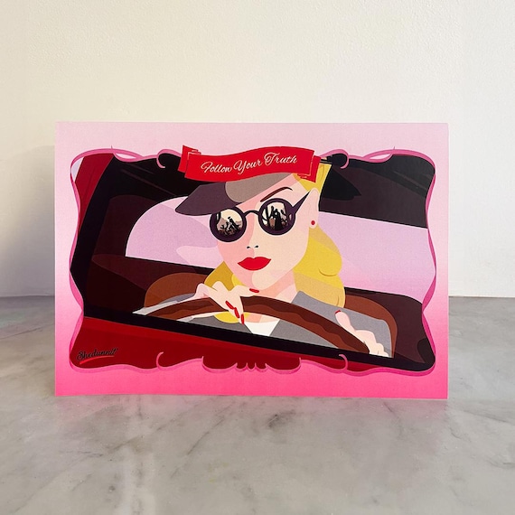 Vintage Detective 'Follow Your Truth' Card: 1940s Style Greeting