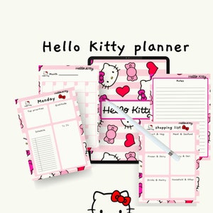 Kawaii Digital Planner Calendar For Ipad, Desktop, Printables | Goodnotes | Life Planner | Japanese Planner