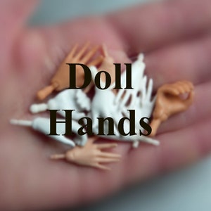 Сustom modified Fashion Dolls Hands, separated fingers with rings doll 11.5 inch 30 cm dolls hands, monster hands