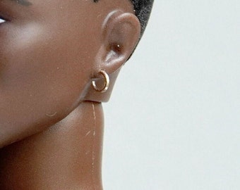 Véritables boucles d'oreilles classiques en métal pour toutes les poupées fashion Blythe Integrity et autres poupées Fashion Style 11,5 30 cm, conception par l'auteur
