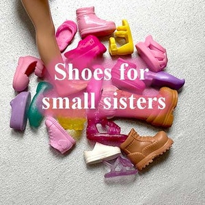 New Arrival. Shoes For Little sister of Fashion Dolls Super Realistic Dollhouse Accessories for dolls cute gift for girl 11.5" Vintage