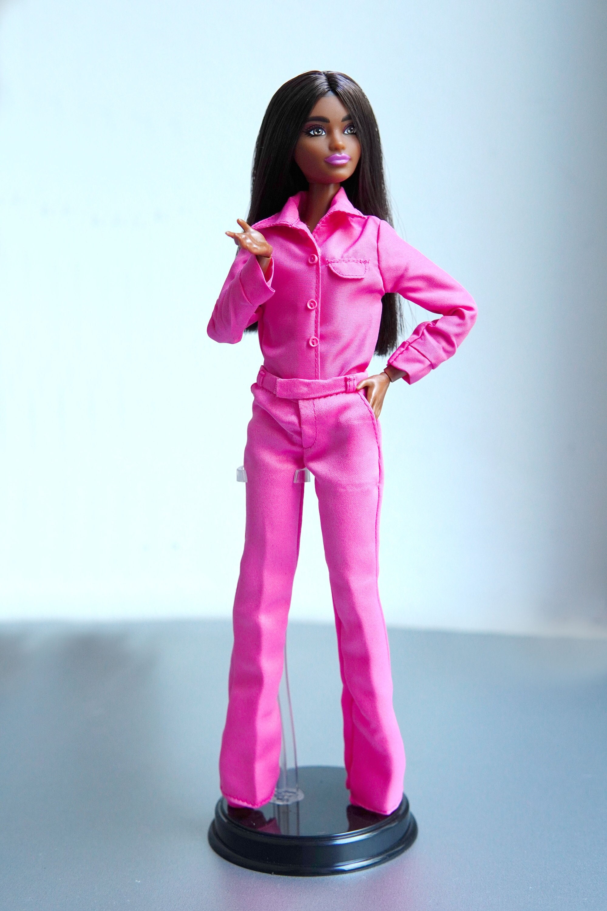 Pink suit for Barbie doll – The Doll Tailor