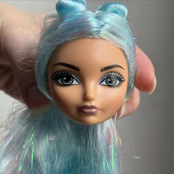 Extensions de perruques pour poupées. Perruque bleue et blonde pour tête de poupée de 4 à 4,5 cm de diamètre 12 pouces, 16 pouces 11 pouces, jouets et autres
