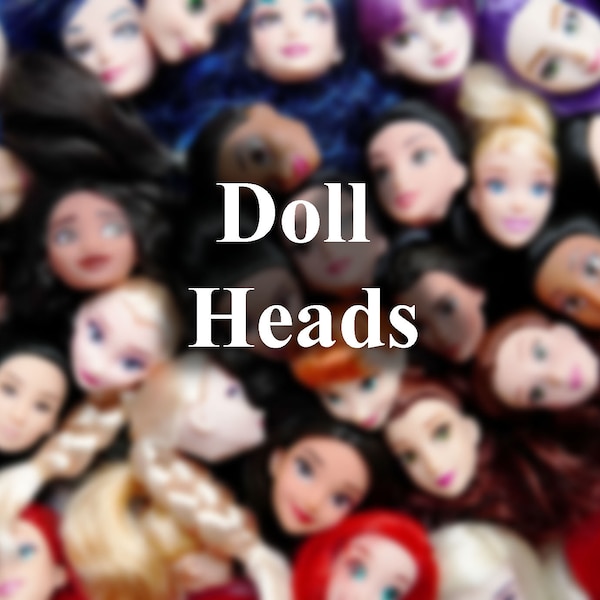 Last Chance to buy! Ask if you need other head Cartoon Fashion Doll for OOAK for Customize for Reroot for Play 11 inch doll Vintage style