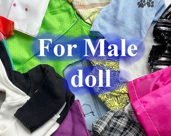 Ropa súper realista para muñecos masculinos, accesorios para muñecos masculinos, novio, figuras de acción y muñecas de 11 y 12 pulgadas, estilo muñeco masculino