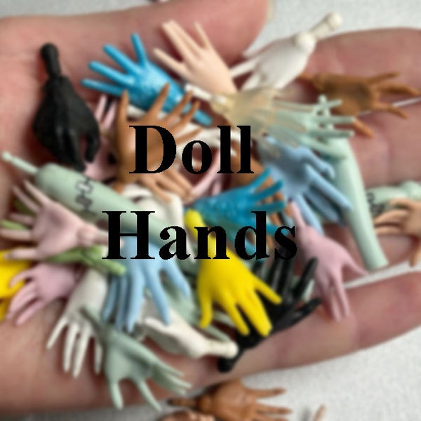 Monster Fashion Dolls Hands, Сustom modified  separated fingers hands doll 11.5 inch 30 cm dolls hands, monster hands