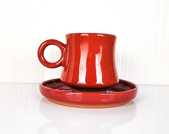 3oz Handmade Ceramic Espresso Cup for Coffee lovers and Birthday Gift seekers
