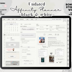 Affinity Publisher Calendar Template - Etsy